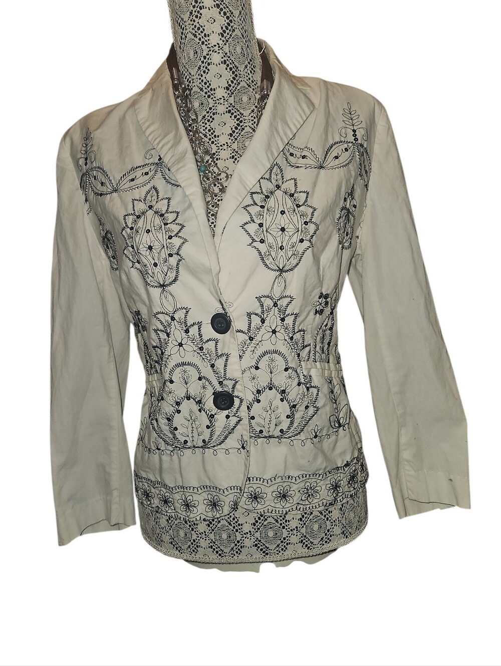 Embroidered and Sequined Jacket